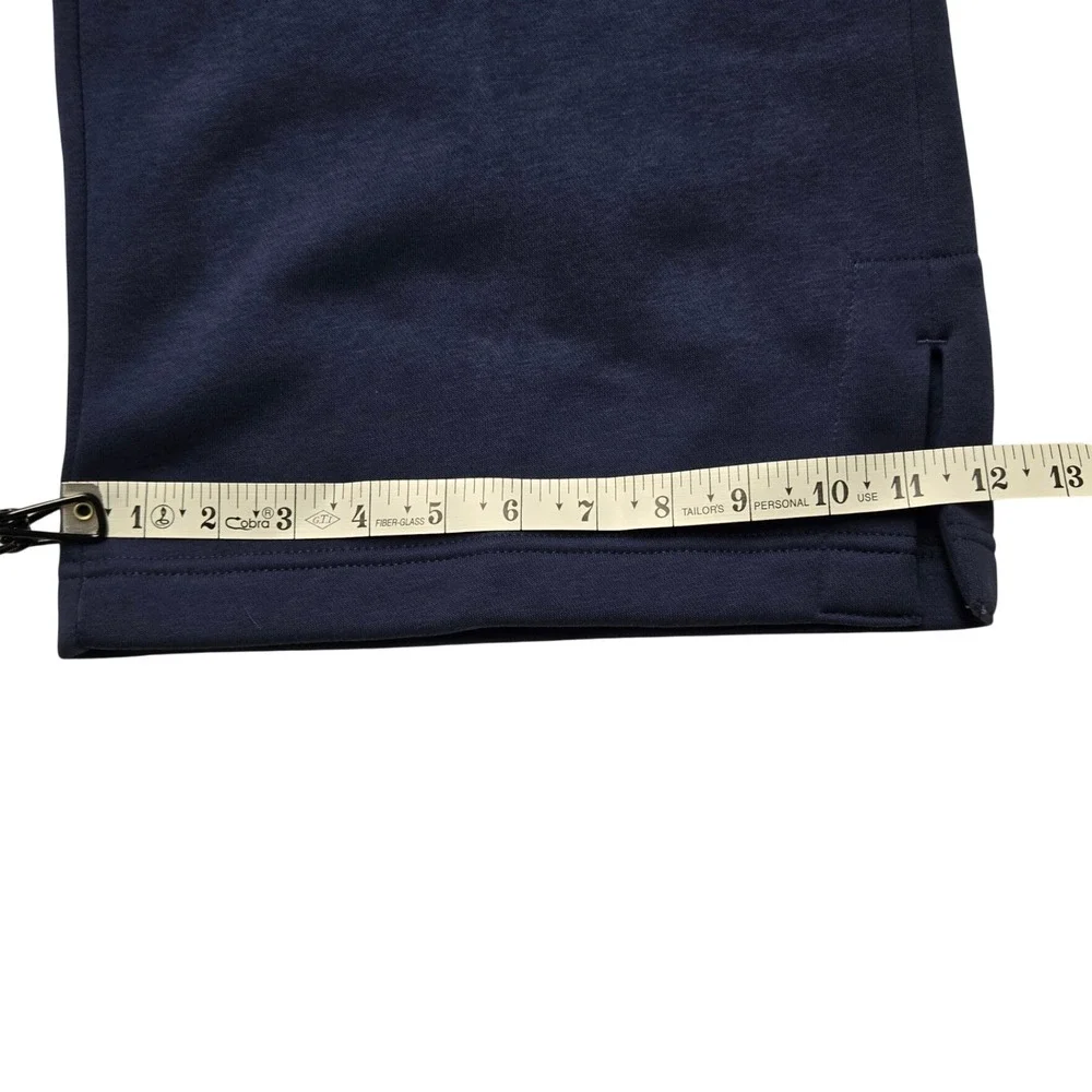 Nike Womens XL Phoenix Fleece Wide Leg Sweatpants Navy Blue High Rise Standard - Picture 13 of 14